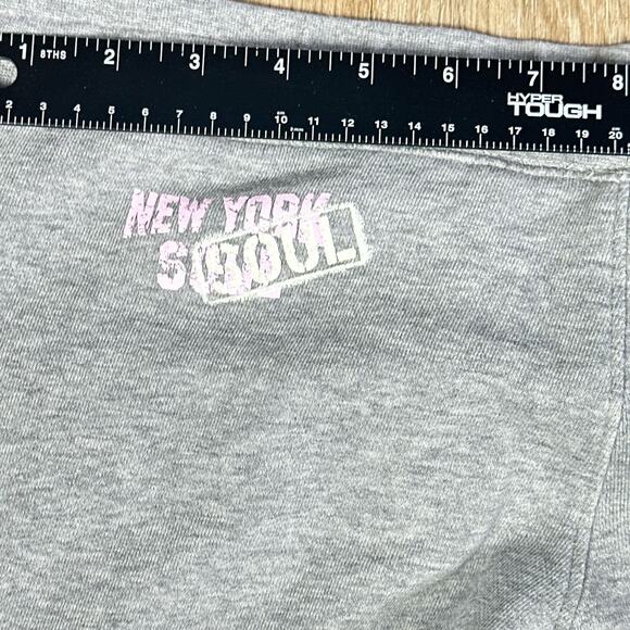 Vintage Triple Five Soul sweatpants size L ankle Lounge Track Embroidered gray - Picture 8 of 9